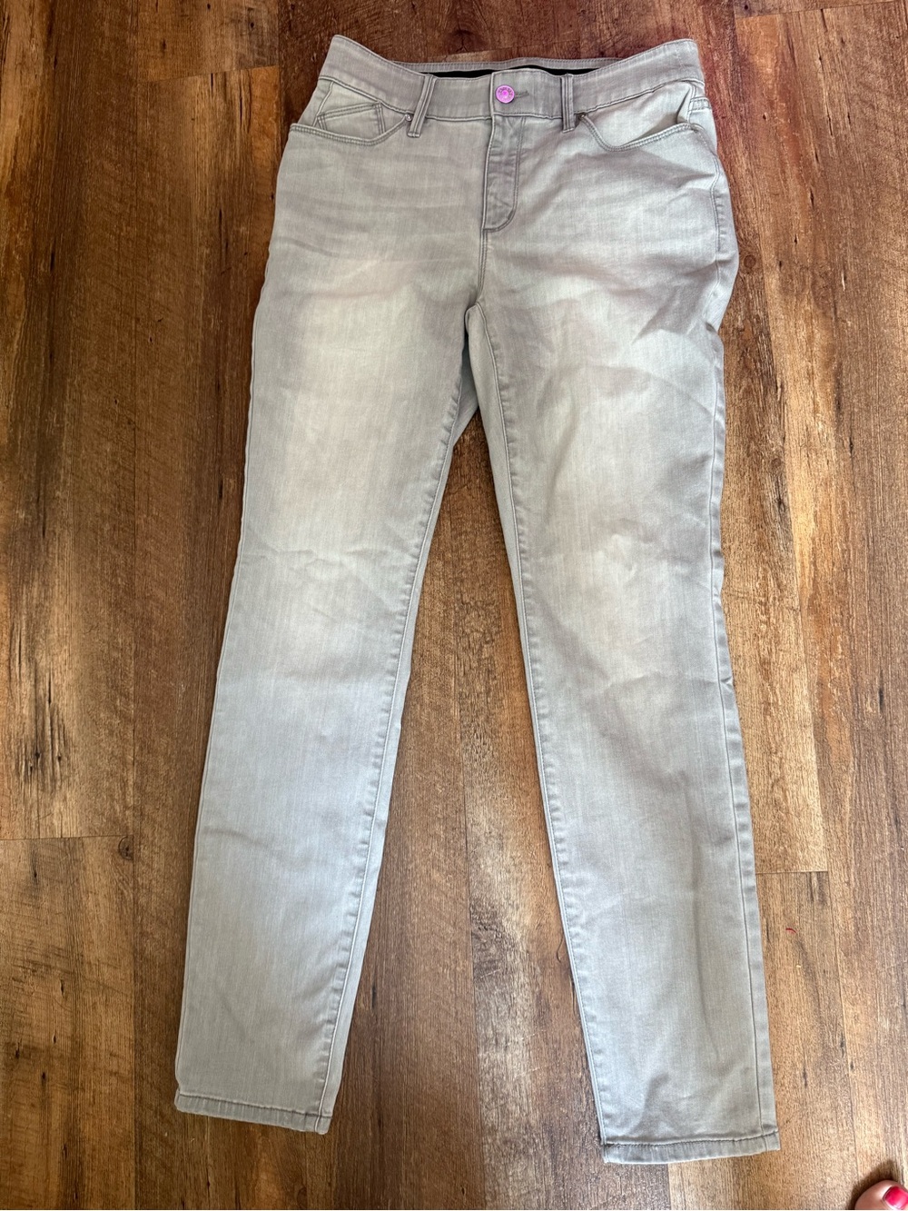 Chico's Women's Light Gray Skinny Jeans